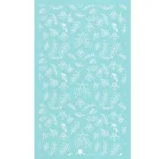 Silk Screen per pasta polimerica 80x140 mm - Api e fogliame x1