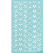 Silk Screen per pasta polimerica 80x140 mm - Disegno di fiori 2 x1|raw }}