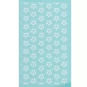 Silk Screen per pasta polimerica 80x140 mm - Disegno di fiori 2 x1