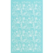 Silk Screen per pasta polimerica 80x140 mm - Motivo foliage x1