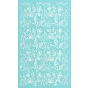 Silk Screen per pasta polimerica 80x140 mm - Motivo foliage x1
