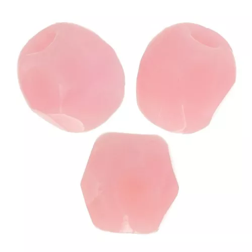 Sfaccettate 3 mm - Rosa opaco x50