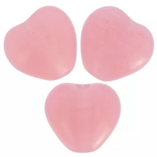 Perline cuore 6x6,5 mm - Milky Pink x10g