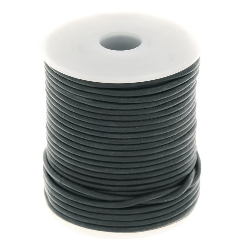 Cordone cuoio mm. 2 Blu Notte x m. 25