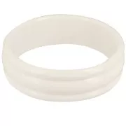 Bracciale in resina opaca di 66 mm di spessore - Ecrù x1
