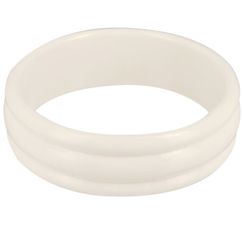 Bracciale in resina opaca di 66 mm di spessore - Ecrù x1