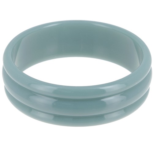 Bracciale in resina opaca di 66 mm di spessore - Celadon x1