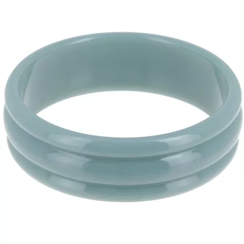 Bracciale in resina opaca di 66 mm di spessore - Celadon x1