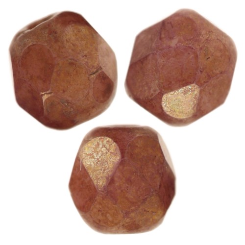 Sfaccettature 4 mm Gesso Oro Bianco Lustro x50