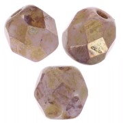 Sfaccettature 4 mm Gesso Bianco Lila Oro Lustro x50|raw }}