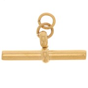 Pendente barra 10x20 mm - Acciaio inox 304L dorato x1|raw }}