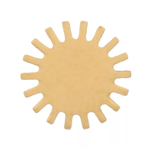 Elementi sole da 6 mm - acciaio inox 316L dorato x4
