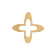 Elementi trasversali incassati per l'incollaggio 5 mm acciaio inox 316L dorato x4|raw }}