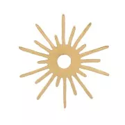 Elementi solari 6 mm Acciaio inossidabile 316L Dorato x4