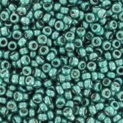 Rocaille Miyuki Duracoat 15/0 4217 - Schiuma marina scura galvanizzata x8g