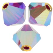 Biconi Preciosa 5 mm - MC Bead Rondell - Siam AB 2X x12