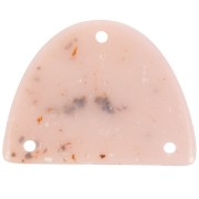 Pendente mezzaluna in acrilico 30x39,5 mm - Granito nudo x1