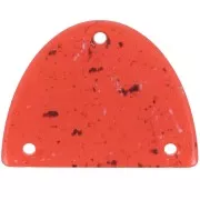 Pendente mezzaluna in acrilico 30x39,5 mm - Mattone di granito x1