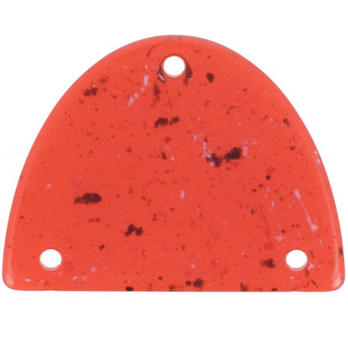 Pendente mezzaluna in acrilico 30x39,5 mm - Mattone di granito x1