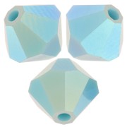 Biconi Preciosa 5 mm - MC Bead Rondell - Turquoise AB 2X x12|raw }}