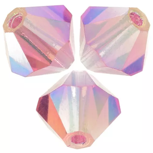 Biconi Preciosa 5 mm - MC Bead Rondell - Rose AB 2X x12