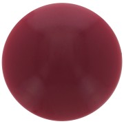 Cabochon acrilico opaco rotondo 14 mm - Bordeaux x1