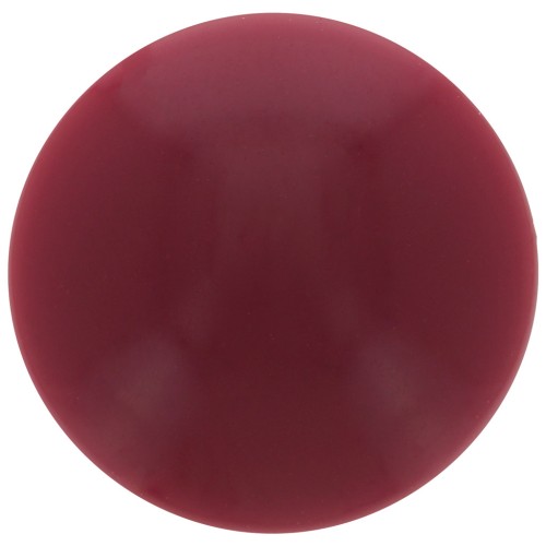Cabochon acrilico opaco rotondo 14 mm - Bordeaux x1