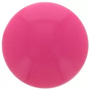 Cabochon rotondo opaco in acrilico 14 mm - Rosa confetto x1