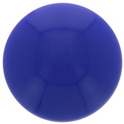 Cabochon acrilico opaco rotondo 14 mm - Blu Lapis x1