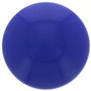 Cabochon acrilico opaco rotondo 14 mm - Blu Lapis x1