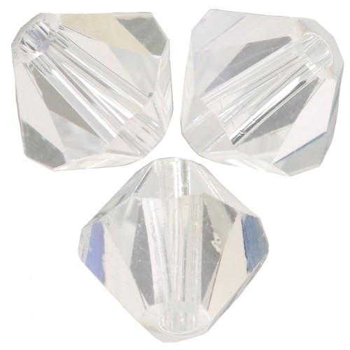Biconi Preciosa 5 mm - MC Bead Rondell - Crystal Argent Flare x12