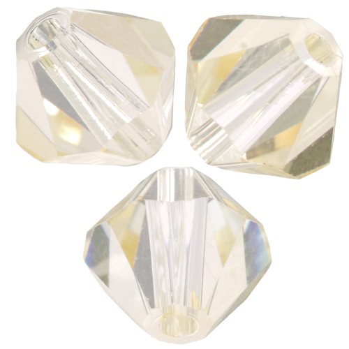 Biconi Preciosa 5 mm - MC Bead Rondell - Crystal Blond Flare x12
