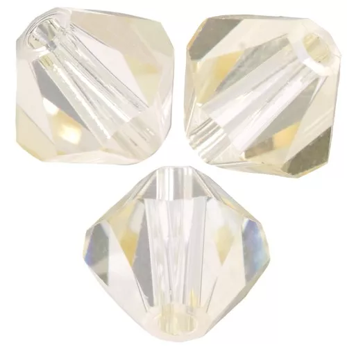 Biconi Preciosa 5 mm - MC Bead Rondell - Crystal Blond Flare x12