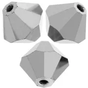 Biconi Preciosa 5 mm - MC Bead Rondell -Jet Light Hematite Full x12