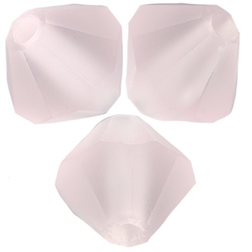 Biconi Preciosa 5 mm - MC Bead Rondell - Light Rose Matt x12