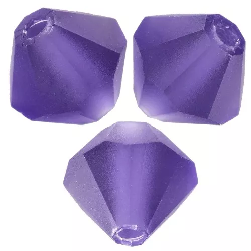 Biconi Preciosa 5 mm - MC Bead Rondell - Deep Tanzanite Matt x12