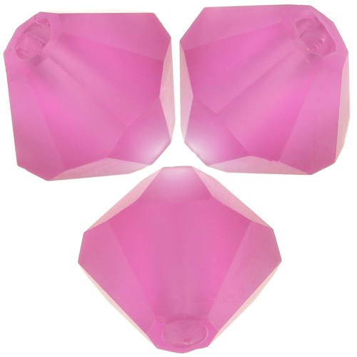 Biconi Preciosa 5 mm - MC Bead Rondell - Fuchsia Matt x12