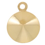 Castone pendente da incollare PureCrystal 1122 mm -Dorato x1|raw }}