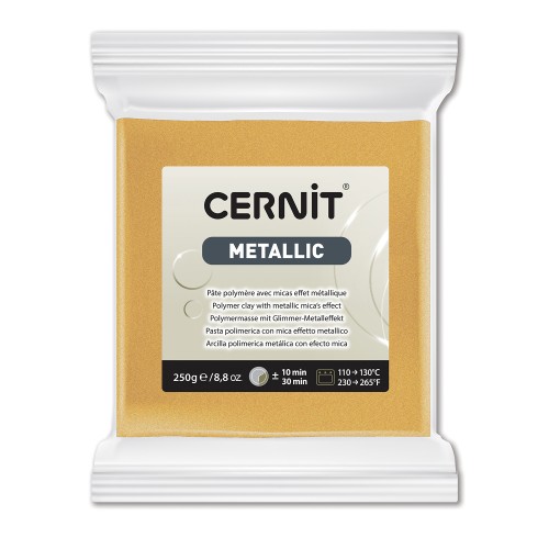 Cernit Pasta Metallic Or 250gr (n°050) x1