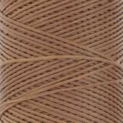 Bobina di filo piatto cerato Linhasita per macramè 1,4 mm - Old Gold (604) x 167 m