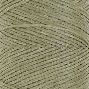 Bobina di filo piatto cerato Linhasita per macramè 1,4 mm - Verde militare (90) x 167 m