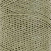 Bobina di filo piatto cerato Linhasita per macramè 1,4 mm - Verde militare (90) x 167 m