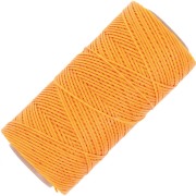 Bobina di filo piatto cerato Linhasita per macramè 1,4 mm - Safran (274) x 167 m