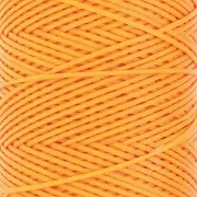 Bobina di filo piatto cerato Linhasita per macramè 1,4 mm - Safran (274) x 167 m