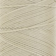 Bobina di filo piatto cerato Linhasita per macramè 1,4 mm - Beige (05) x 167 m