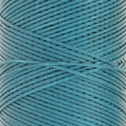 Bobina di filo piatto cerato Linhasita per macramè 1,4 mm - Teal (228) x 167 m