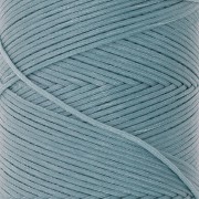 Bobina di filo piatto cerato Linhasita per macramè 1,4 mm - Blu grigio (549) x 167 m