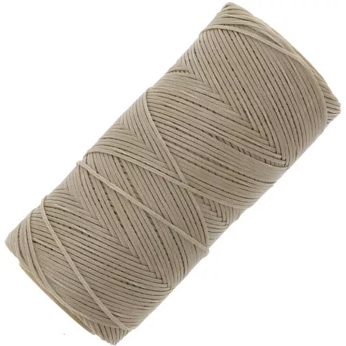 Bobina di filo cerato Linhasita per macramè 1,4 mm - Vaniglia (531) x167m