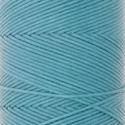 Bobina di filo piatto cerato Linhasita per macramè 1,4 mm - Turchese (229) x 167 m