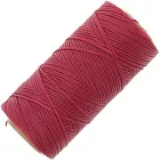 Bobina di filo piatto cerato Linhasita per macramè 1,4 mm - Rosso (233) x 167 m